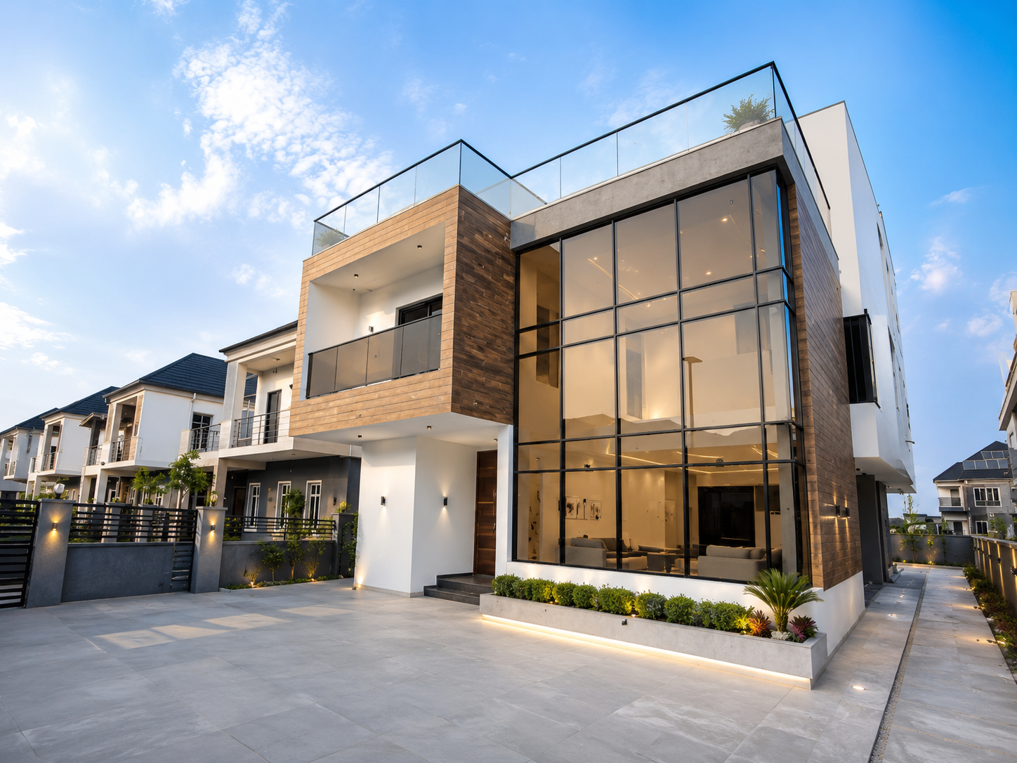 Completed Pearl Villa by Birkhill